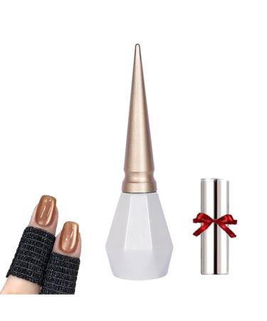 Rolita Gel Polish Rolita Nail Polish Cat Eye Gel Nail Polish Nude Ice-Clear Jade Gel Glitter Crystal Gel Nail Polish with Magnet Crystal Cat Eye Gel Polish Silver (Y-38)