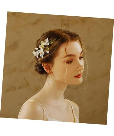 Ipetboom Flower Comb Hair Comb Wedding Headpiece Wedding Dress Accessories Hair Decorations Bridal Accessories Floral Hair Comb Floral Headpiece Crystal Decor Bride Mori Department Metal - Buy Online on GoSupps.com