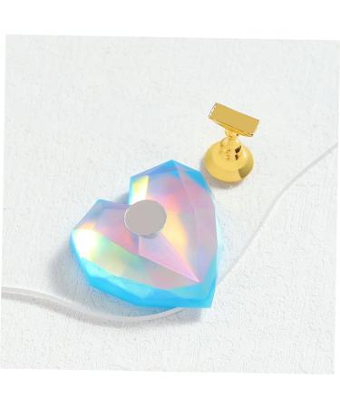 Ipetboom 4sets Nail Practice Holder Nail Showing Stand Nail Palette Nail Tips Display Stand Nail Polish Stand Acrylic Nail Crystal Base Holder Nail Art Accessories Magnetic Resin - Buy Online on GoSupps.com