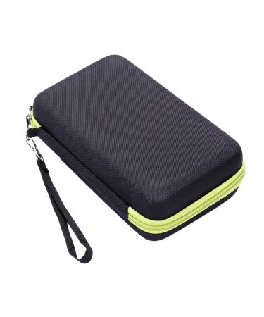 Minkissy leather pocket for men electronics organizer travel case make-up bag ormanizer bag travel nasiser for men razor planetui razor bag travel accessories EVA bag