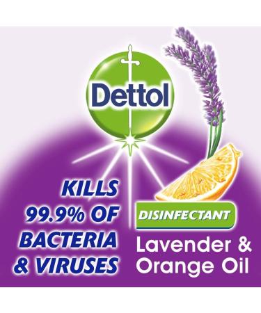 Dettol Disinfectant Liquid Lavender & Orange Oil 500ml - Pack of 1 | Powerful Cleaning Solution - Buy Online on GoSupps.com