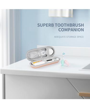 PhD Keisi Toothbrush Travel Case with 2 Head Cover Caps for Oral-B/Oral-B Pro/Philips Sonicare Electric Toothbrush Keeps Fresh and Clean Portable Waterproof Organizer Set Rose Gold Case and 2 Caps - Buy Online on GoSupps.com