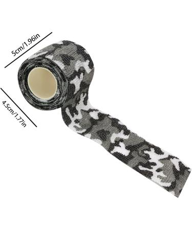 Cohesive Bandage - Stick Elastic Bandage Rolls Sports Tape - Easy to Tear Athletic Wrap Tape for Knee Wrist Ankle Sprains & Swelling Nicything Black Camouflage - Buy Online on GoSupps.com