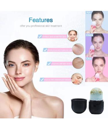 Buy Ice Face Roller Cube Tray - Enhance Glow & Reduce Fine Lines | Reusable Silicone Skin Care Tool (Black - Buy Online on GoSupps.com