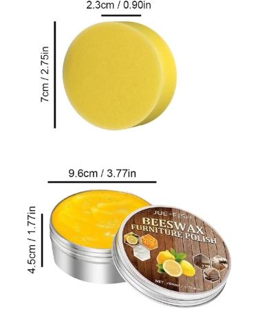 Furniture Wax - Wood Seasoning Beeswax Polish for Furniture - Furniture Solid Wax Polish Beeswax Nourishes Furniture Antiques with Sponge Pisole - Buy Online on GoSupps.com