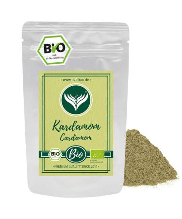 Azafran Green ORGANIC Cardamom ground - Cardamom powder from Guatemala 50g 50 g (1 pack)