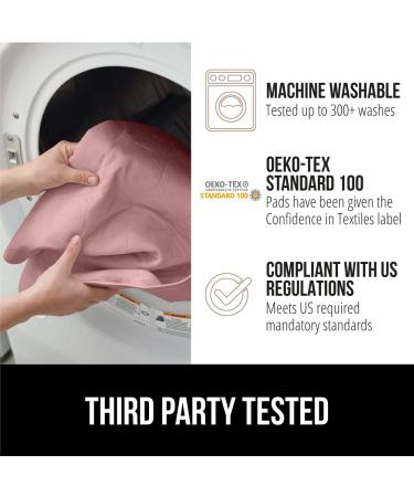 Washable Bed Pad for Incontinence Protection - 52x34 Size, Leak Proof, Slip Resistant - Absorbs 8 Cups - Soft Mattress Protector for Adults, Elderly, Kids - Pink - Pack of 1 - Buy Online on GoSupps.com