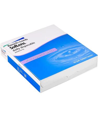 Bausch + Lomb Soflens Daily Disposable Contact Lenses - Spherical Soft BC 8.6 mm Dia 14.2 mm -8.5 Dioptria | 90 Pack International Shipping Available - Buy Online on GoSupps.com