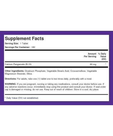 Piping Rock DMG B15 150mg 180 Capsules Non-GMO Gluten Free Supplement - Buy Online on GoSupps.com