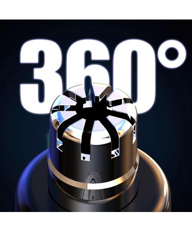 Walbest Nose Hair Trimmer for Men Portable Ear Nose Hair Trimmer for Women Type-C Rechargeable Trimmer with IPX7 Waterproof Multi-Functional Nose Ear Eyebrow Trimmer Detachable Head Black Without Black Without Screen - Buy Online on GoSupps.com