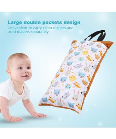 Hztyyier Hanging Wet Dry Cloth Diaper Bag - Large Capacity Reusable Diaper Pail Bag 15.8 x 27.6inch for Cloth Diapers or Laundry - Buy Online on GoSupps.com