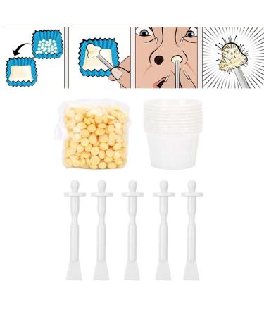 Ankroyu Hair Removal Wax Beans - 50g Solid Wax for Nose Ear & Facial Hair Removal - Safe & Easy Home Use - Buy Online on GoSupps.com