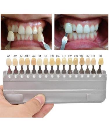 16 Colors Teeth Whitening Shade Guide | 3D Tooth Color Chart - Complete Set - Buy Online on GoSupps.com