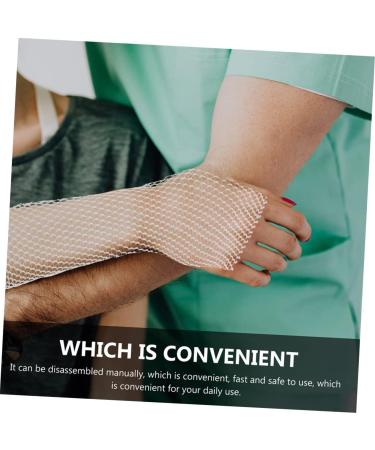 1 Roll Elastic Gauze Tape Net Tubular - Medical & Athletic Use - Premium White Elasticity Cotton for Sprains - International Shipping Available - Buy Online on GoSupps.com