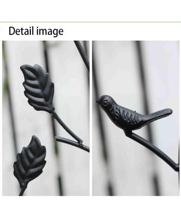 Wrought Iron Spiral Bird Screen Climbing Rattan Frame Clematis Flower Frame Gardening Bracket Courtyard Garden Decoration (White) (White) - Buy Online on GoSupps.com