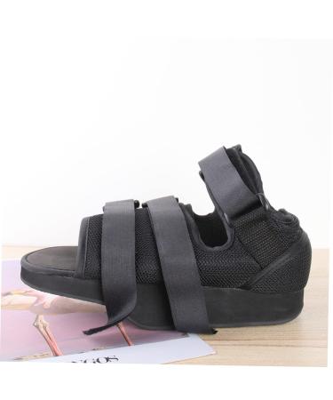 Buy Forefoot Open Toe Slippers | Post-Op Wedge Boots for Foot Fractures | XS Black Supportive Footwear International Shipping Available - Buy Online on GoSupps.com