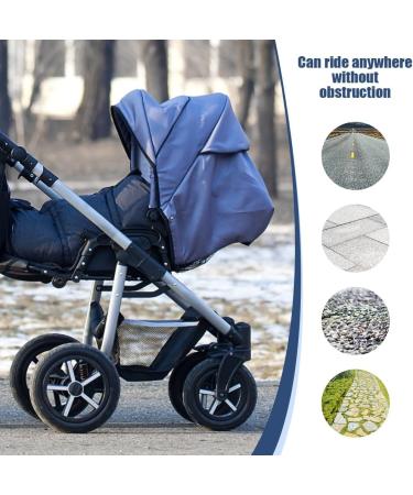 Buy MIIKUU 2x 10 Inch Stroller Hoses with Angle Valve 45 - Seamless Black Tire Hose Set with Tire Sticks | International Shipping Available - Buy Online on GoSupps.com