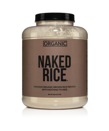 Naked Rice - Organic Brown Rice Protein Powder Vegan Protein Powder - 5lb Bulk GMO Free Gluten Free & Soy Free. Plant-Based Protein No Artificial Ingredients - 76 Servings - Buy Online on GoSupps.com