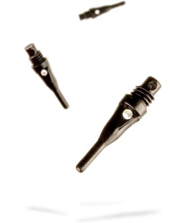 Viper Tufflex S.S. 2BA Soft Tip Dart Points - Black (100 Pack) - Buy Online on GoSupps.com