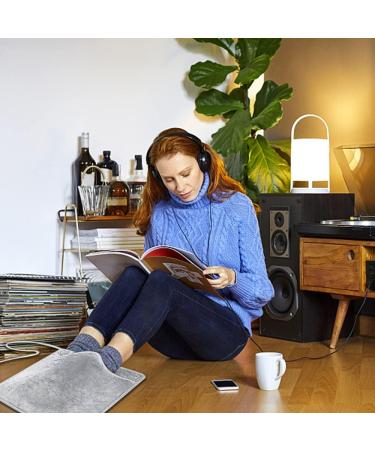 EBKCQ Electrical Foot Warmer - 6 Temperature Levels 4 Timing Functions Washable Heating Sock with Overheating Protection - Gray | International Shipping Available - Buy Online on GoSupps.com