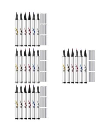 FRCOLOR 24 Pcs Eye Liner Pencils Red Eyeliner Liquid Eyeliner Pencil Eye Makeup Tool Abs Miss Water Proof