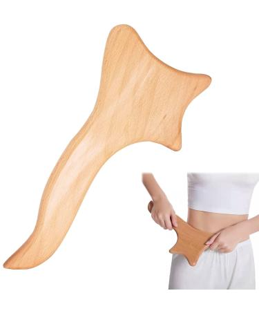 Wood lymphatic drainage tool gua Sha massage device wooden therapy massage tool anti-cellulite massage tool for back arms legs soft tissue therapy massage tool