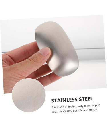 Healeved 2 Pcs Deodorant Soap Garlic Metal Soap Steel Soap Bar Soap for Body Odor Metal Soap Bar Odor Absorber Soap Odor Removing Bar Smell Eliminator Tool Square Absorbent Stainless Steel 1 count (Pack of 1) Silverx2pcs - Buy Online on GoSupps.com
