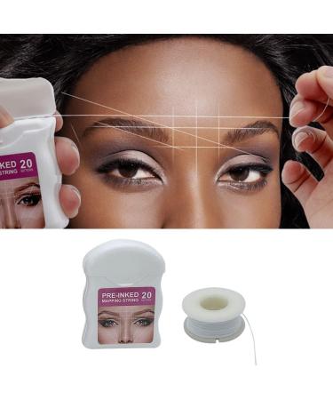 Eyebrow Mapping String Pre-Inked Microblading Mapping String Microblading Eyebrow String Supplies White - Buy Online on GoSupps.com