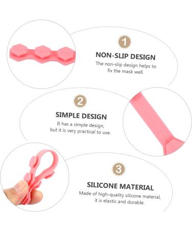 Amosfun 20 STK Adjustable Ear Strap Extension - Silicone Mask Hook Ear Tying Cord for Comfortable Fit - 2PCS - Buy Online on GoSupps.com