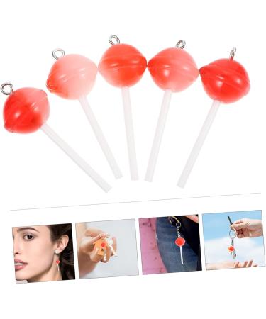 30 pcs Clay Embellishment Key Bag Lollipops Fob Colorful Flatback Hangings Fake Pendant 1.5X1.5X4.5CMx4pcs Redx4pcs - Buy Online on GoSupps.com