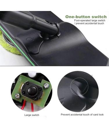 New charging electric mop hand-held wireless electric rotary 360 degree mop good helper for household cleaning (EU Plug) - Buy Online on GoSupps.com