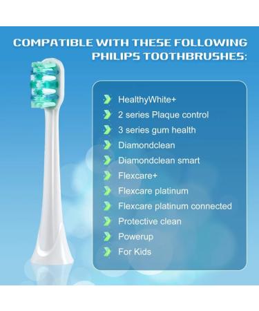 WAYYS Philips Sonicare Replacement Heads - 8 Pack Electric Toothbrush Heads for Optimal Care | International Shipping Available - Buy Online on GoSupps.com