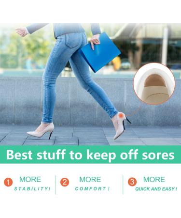 Moleskin Tape for Feet Blisters - 10 Sheets | Blister Prevention & Protection Pads - Buy Online on GoSupps.com