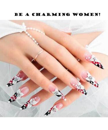 Lookathot 5pcs Professional Nail Drill Point Pencil Pen for Rhinestones Manicure Nail Art Paint & Dotting Tool DIY - Buy Online on GoSupps.com