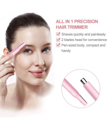 TOUCHBeauty All-in-One Hair Trimmer for Face Eyebrow Nose & Body - Dual Blades Battery Powered Perfect for Men & Women | International Shipping Available - Buy Online on GoSupps.com