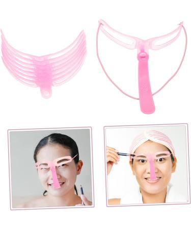 Beavorty 12 Sets Eyebrow Aid Home Tools Plastic Replaceable Eyebrow Tool Four Generations Household Supplies 1 count (Pack of 1) Pinkx4pcs - Buy Online on GoSupps.com