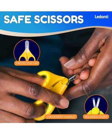 Electric Baby Nail Trimmer Kit with LED Light - Gentle Nail Care for Newborns to Toddlers - Includes Clippers, Scissors, and Grinder - Baby Essentials in White - Buy Online on GoSupps.com