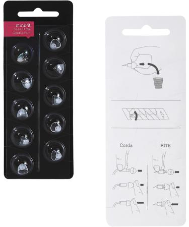 Oticon MiniFit Double Vent Bass Domes - 8mm Universal Hearing Aid Domes (2 Packs) - Buy Online on GoSupps.com