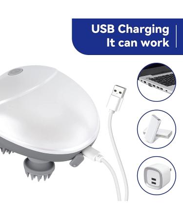 Buy BIBIRE Wireless Scalp Massager for Dogs & Cats | IPX7 Full Body Massage Brush | Boost Hair Growth & Relieve Stress - Buy Online on GoSupps.com