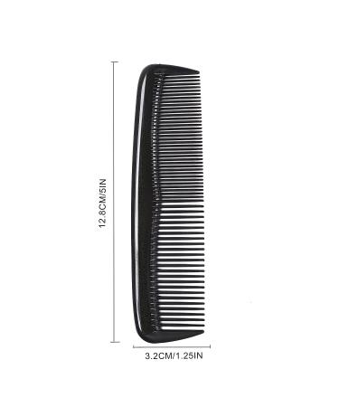 Etercycle 24 Pieces Pocket Hair Combs - Unbreakable Black Comb for All Hair Types - Men's & Women's Hair, Beard, Mustache - 5 inch Travel Size - Buy Online on GoSupps.com