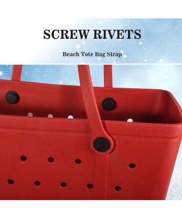 Replacement Rivets for Southsimple Beach Bag Tote Handles - Black Neoprene Rivet Buttons for Pool Bag Repair - Buy Online on GoSupps.com