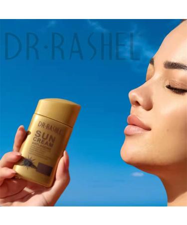 Dr Rashel Anti Aging Sunscreen SPF 100 - Waterproof Non-Greasy Face & Body Lotion Ideal Beach Essential for Women Lightweight Moisturizing Sun Cream - Buy Online on GoSupps.com