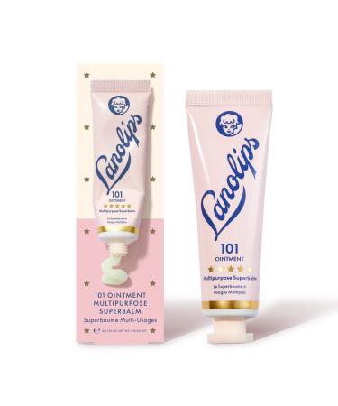 Lanolips 101 Ointment Multi-Balm Original Superbalm - Pure Lanolin Oil Lip Balm for Smooth & Hydrated Lips - Natural Lip Care for Dryness - 0.52 oz - Buy Online on GoSupps.com