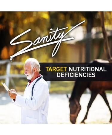 Buy Sanity Equine Behavioral Calming Supplement for Horses - Magnesium B Vitamins & Amino Acids - 1 lb - International Shipping Available - Buy Online on GoSupps.com