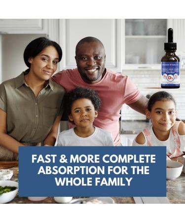 Passion 4 Health Organic Liquid Vitamin D3 (5000IU) + K2 (Mk-7) + Omega 3 Supplement - Bone, Muscle, and Heart Support - Buy Online on GoSupps.com