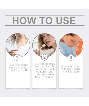 Purple Tooth Powder Teeth Cleaning Brightening Fresh Breath Odor Removal Clean Beauty Teeth Gum Care Oral - Buy Online on GoSupps.com