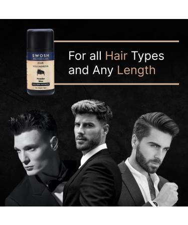 SWOSH Hair Volumizing Powder Wax for Men | 15g | Adds Volume & Texture | Natural Matte Finish | International Shipping - Buy Online on GoSupps.com