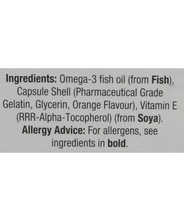 Vitabiotics Ultra Omega-3 Fish Oils Capsules | DHA EPA Nutritional Supplements for Heart, Brain, and Eye Vision - Buy Online on GoSupps.com