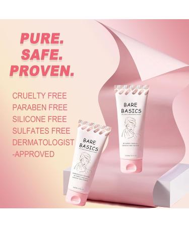 Bare Basics No Shave Lot de 3 cr mes d pilatoires rapides et douces pour femmes et hommes avec vitamine E et provitamine B5 hydrate et prot ge la peau 150 g 3 pi ces - Buy Online on GoSupps.com