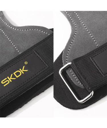 BDYJY Leather Non Slip Wrist Guard for Fitness & Weightlifting - Grey, One Size - Buy Online on GoSupps.com